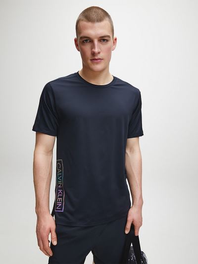 Calvin Klein Ruhák HU816611 | Calvin Klein Gym Férfi Póló Fekete